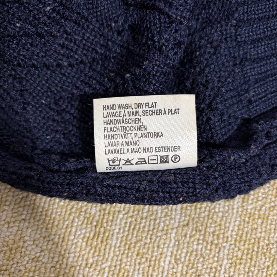 90s 빈티지 버버리 크레스트로고 케이블니트(M) 상품이미지7