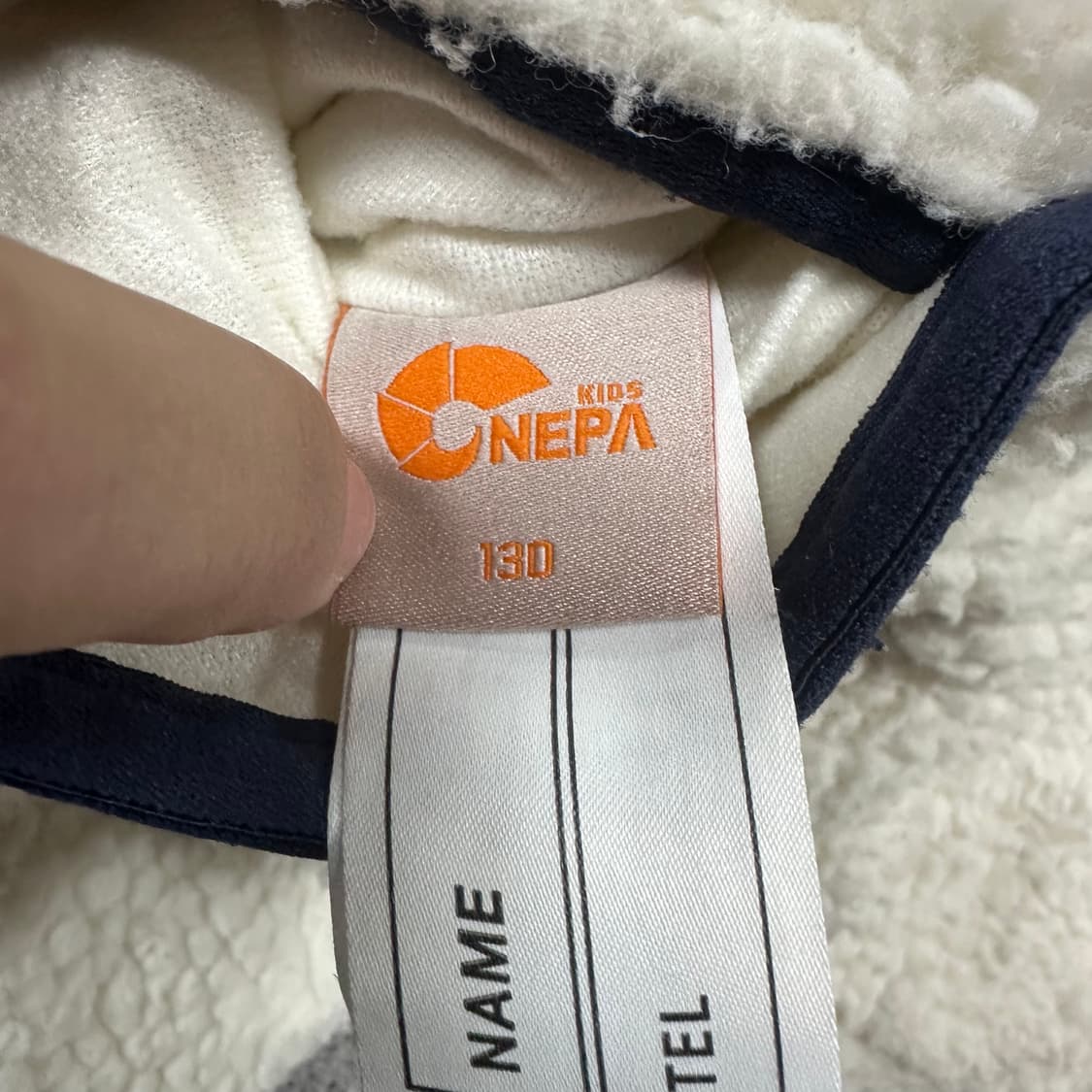 ✨ (바배) 네파 리버시블 키즈 뽀글이 플리스 패딩  상품이미지5