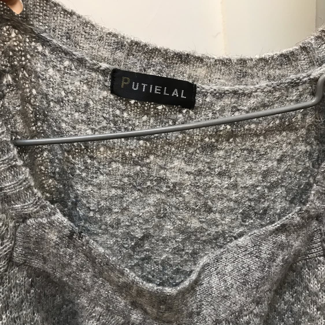 Putielal 하구미 사와코깔 모리걸 아방 니트 원피스 상품이미지7