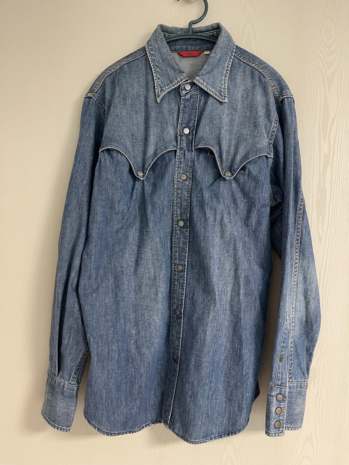 에드윈(Edwin) 웨스턴 데님 셔츠 503S L 상품이미지1