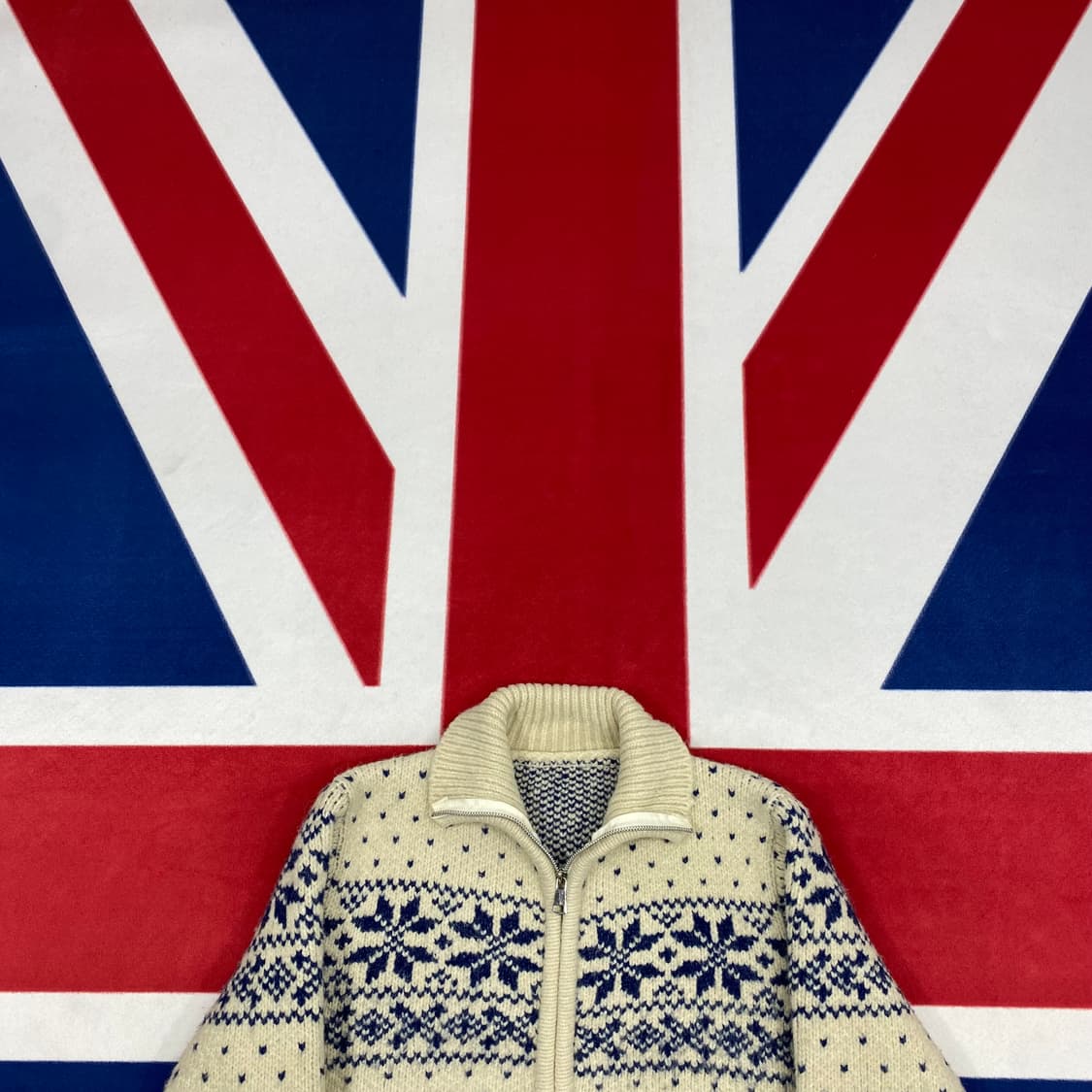 빈티지 니트집업 Free 상품이미지2