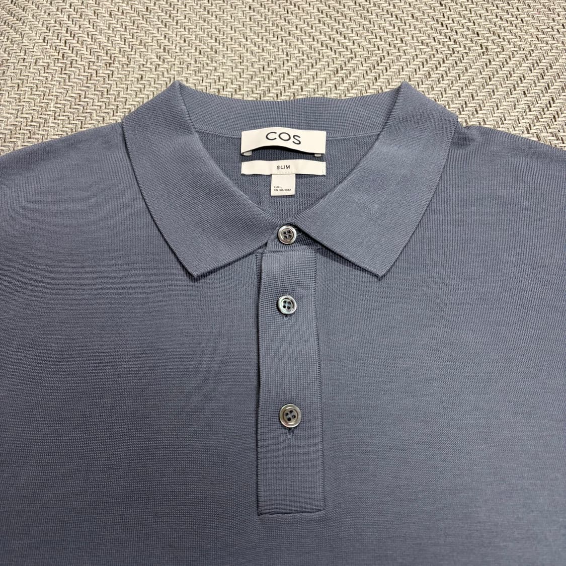 (L)COS 실크 폴로 니트티  상품이미지3