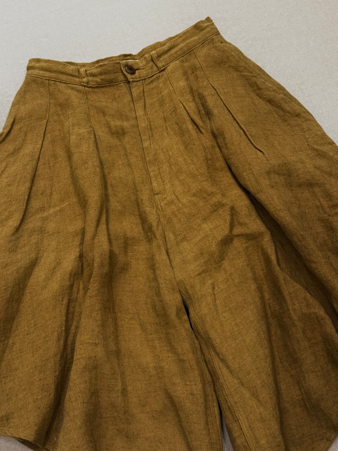 캐피탈 린넨 사선 와이드 스커트 팬츠 상품이미지4