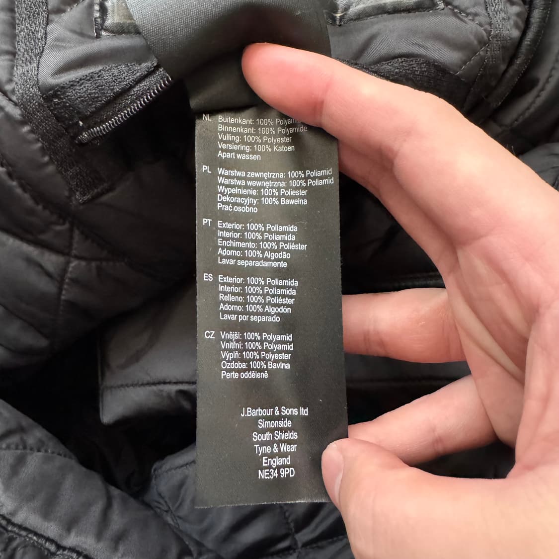 BARBOUR 일본빈티지 리데스데일 퀄팅 자켓 바버 자켓 L 100 상품이미지9