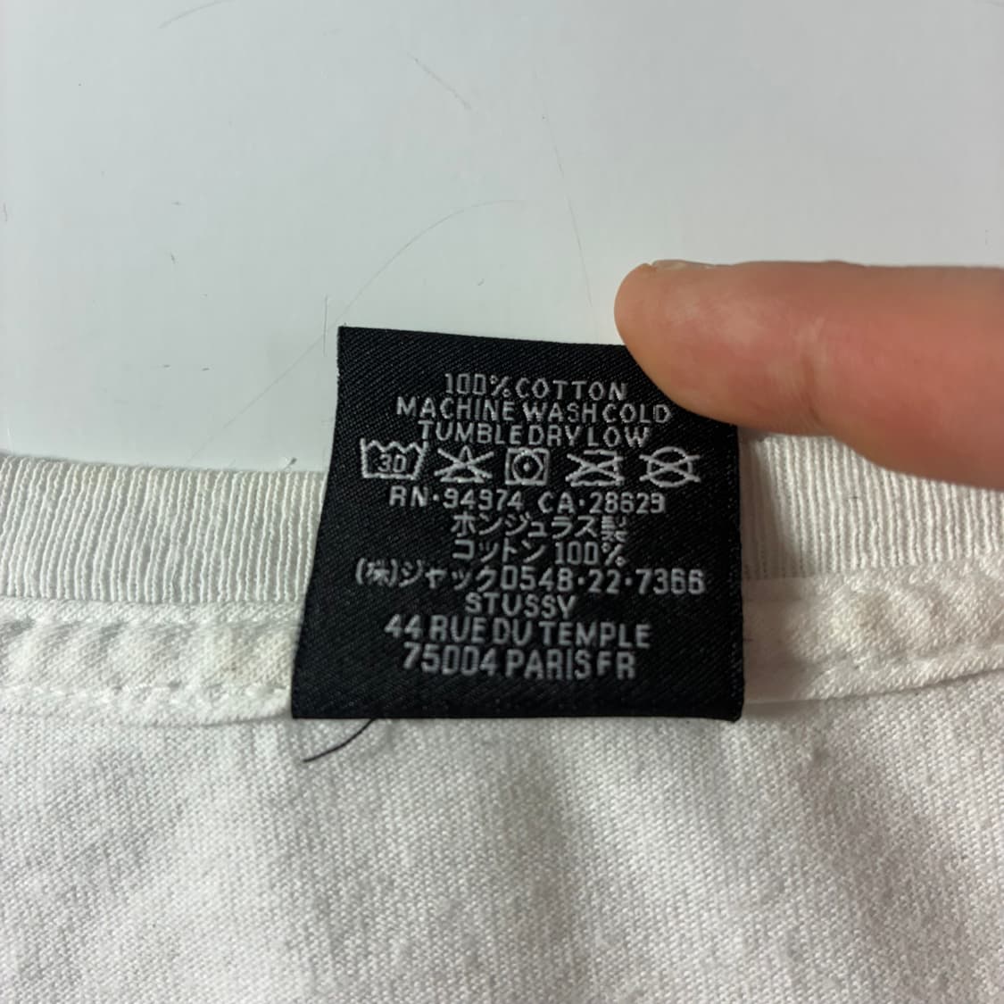 Stussy  스투시 레이디버그 화이트 반팔 티셔츠  상품이미지5