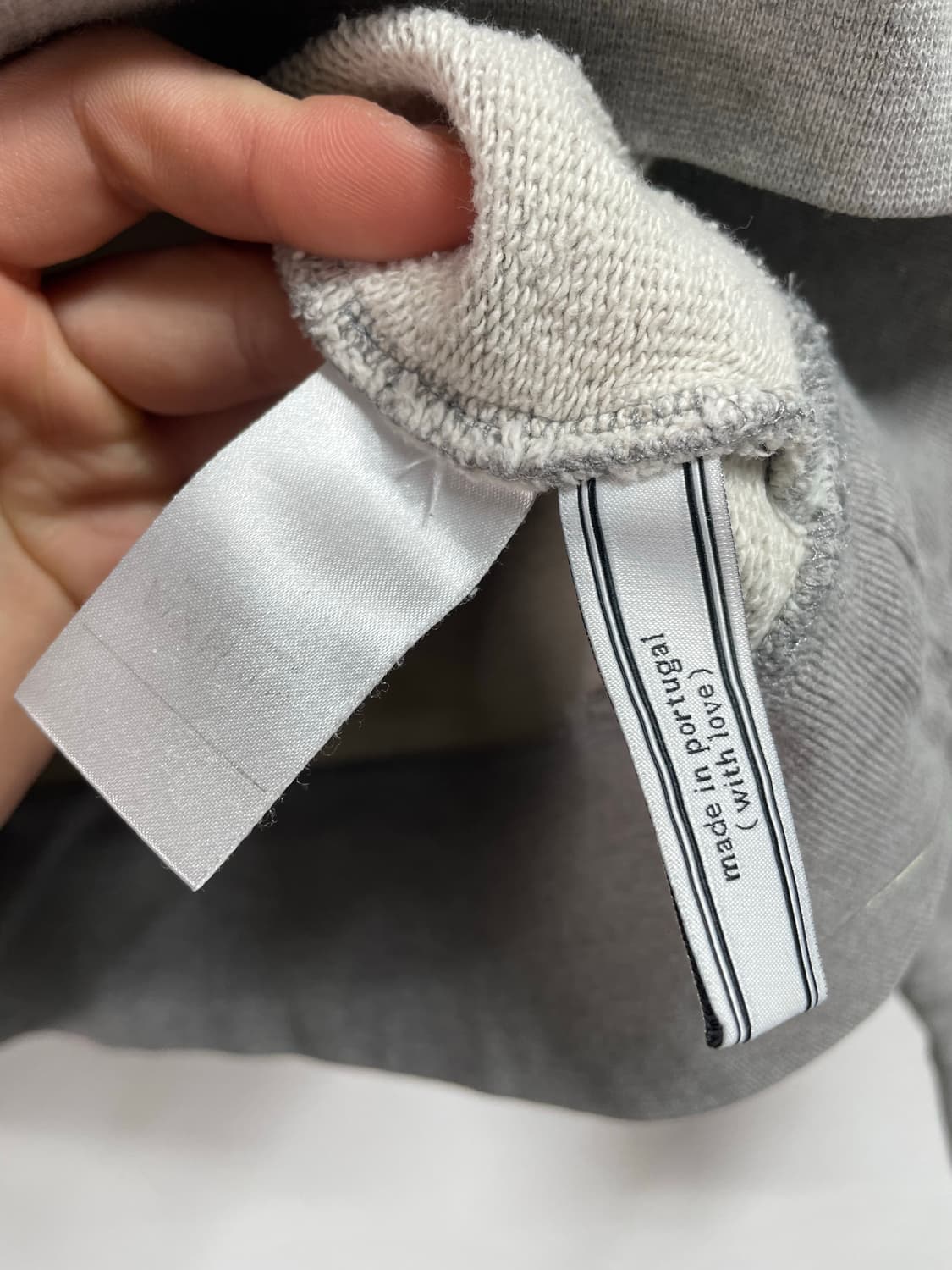 아미 빅로고 그레이 맨투맨 (on.427)  상품이미지6