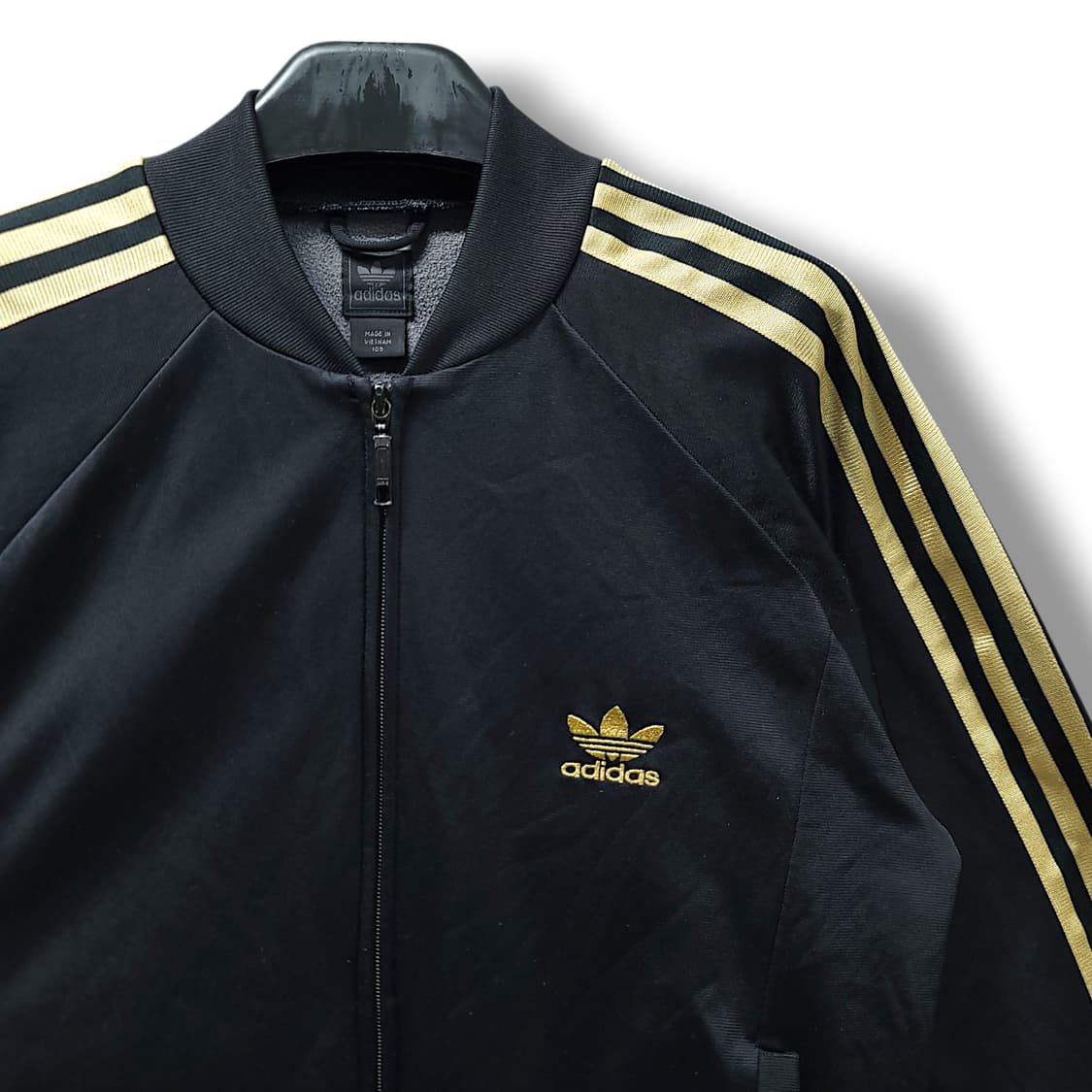 [105] 아디다스 블랙&골드라인 슈퍼스타 자켓 트랙탑 져지 상품이미지4