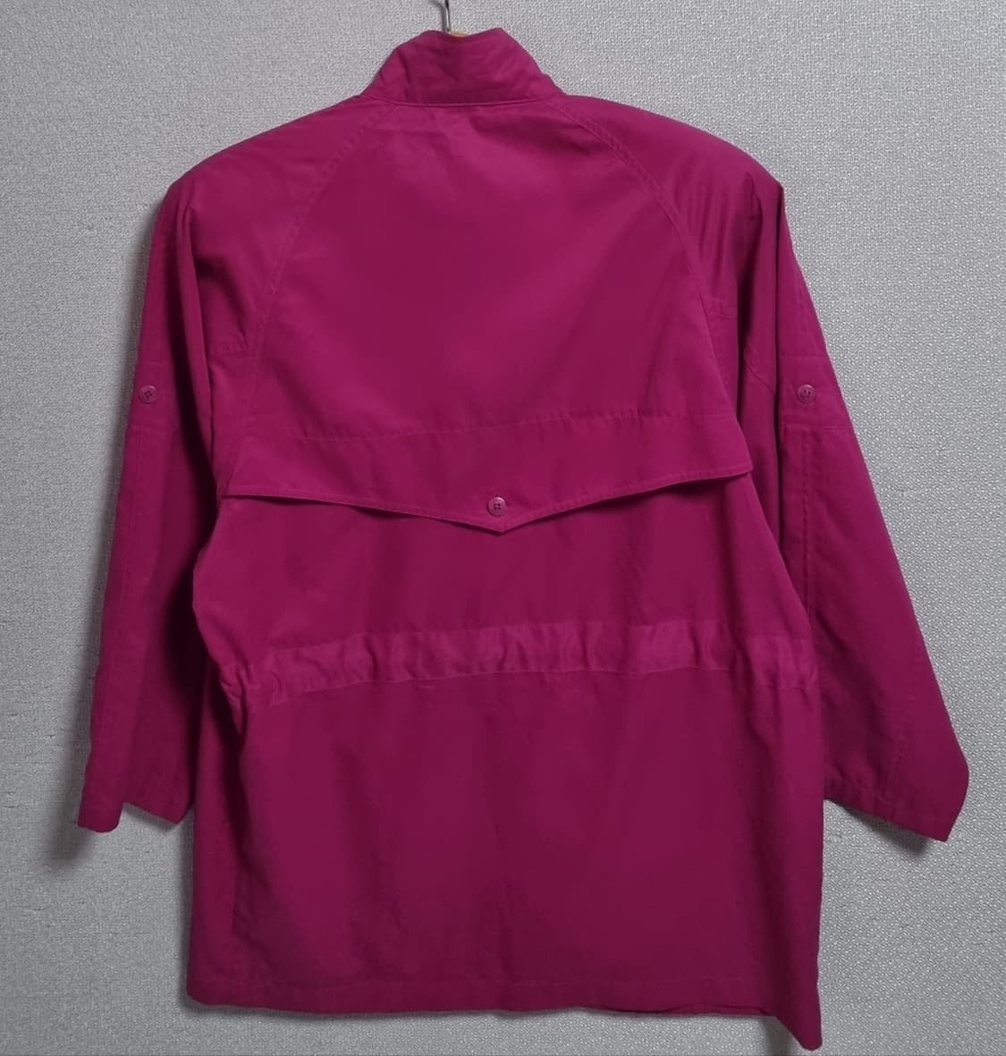 M (66) 라코스테 빈티지 핑크 바람막이 집업 점퍼 상품이미지2