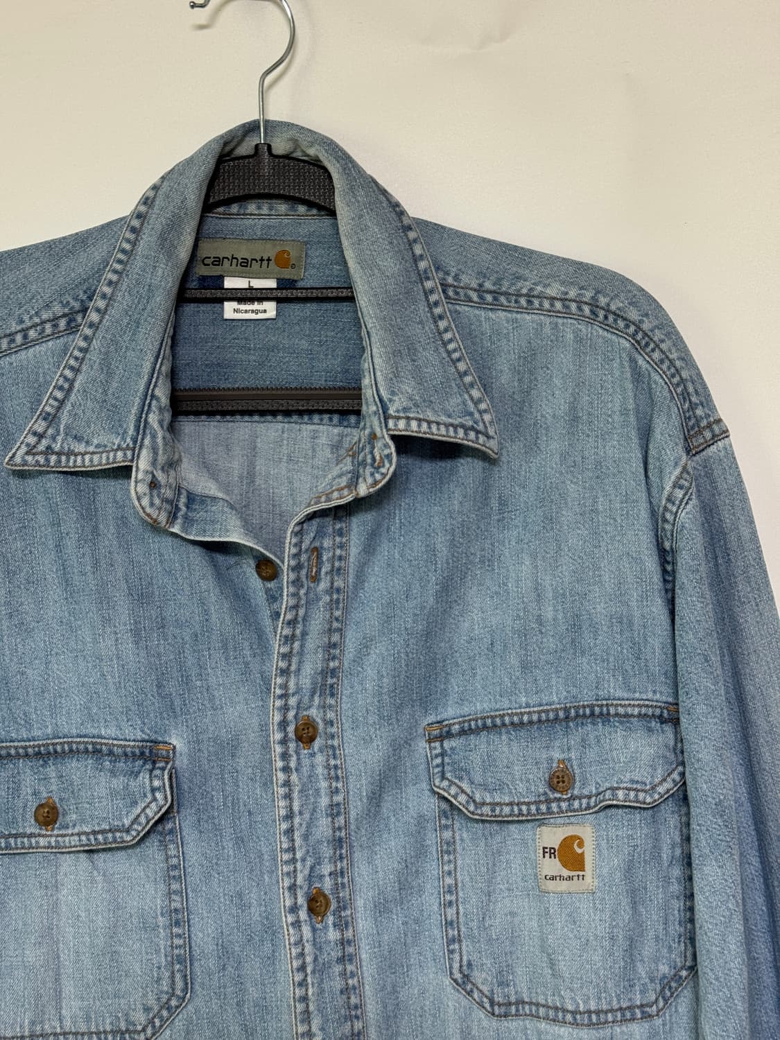 Carhartt 데님 셔츠 100-105 상품이미지2