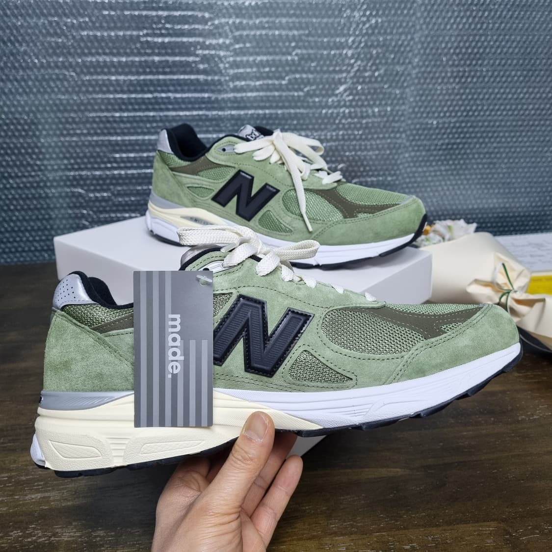 뉴발란스 990v3 올리브 자운드 [290] 상품이미지2