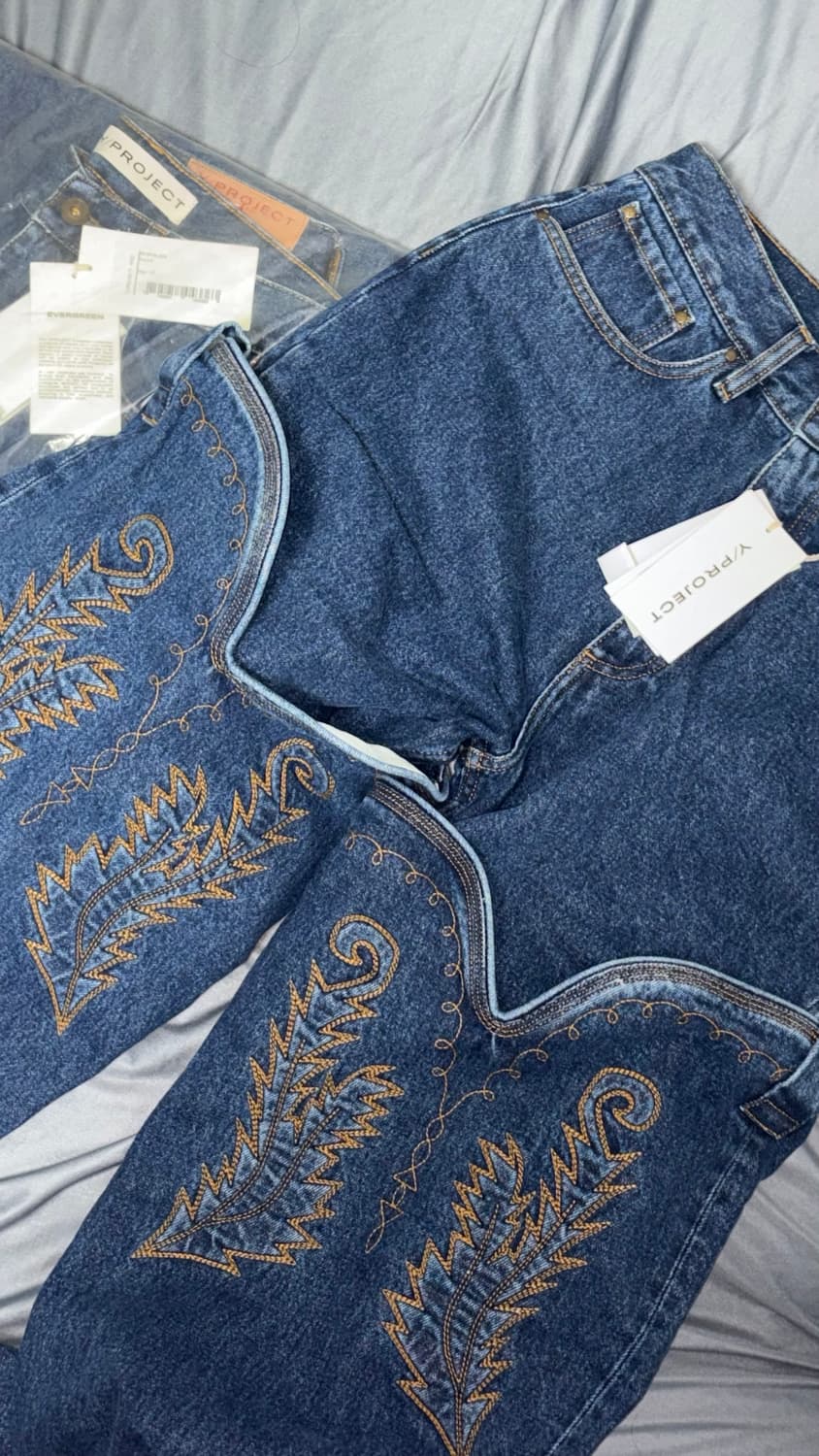 와이프로젝트 맥시 카우보이 커프 진 데님 상품이미지4