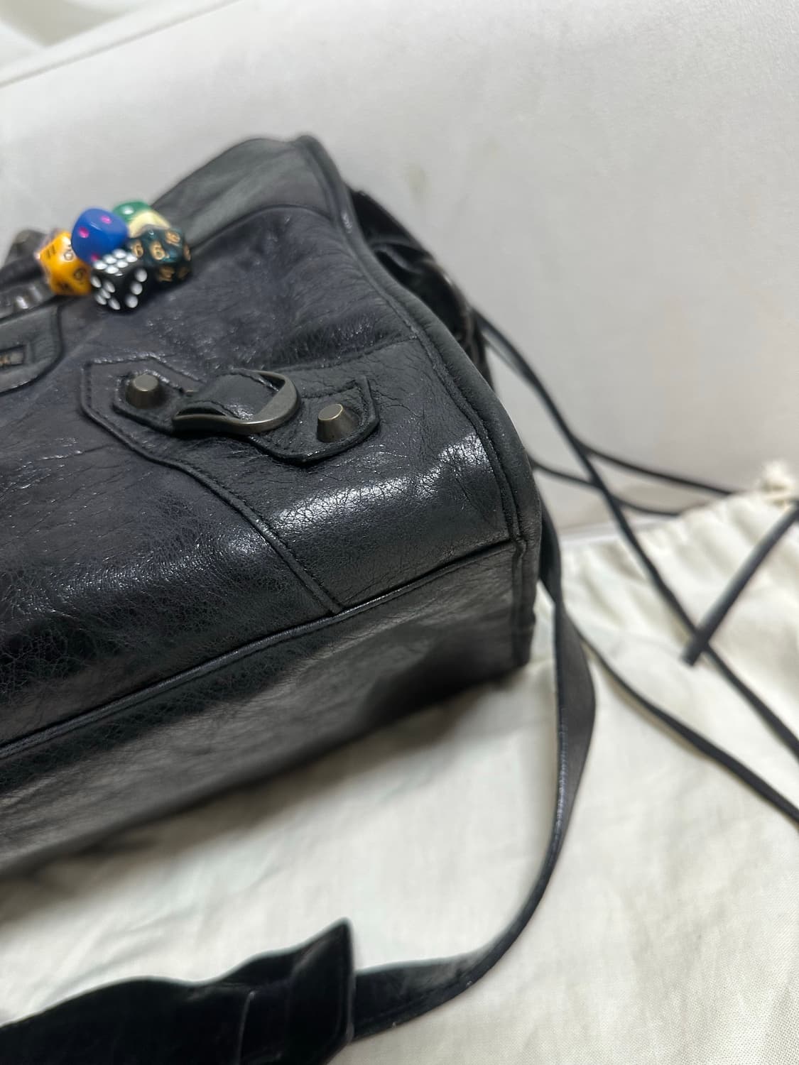 [A 정품] 발렌시아가 시티 모터백 파트타임 블랙 상품이미지3
