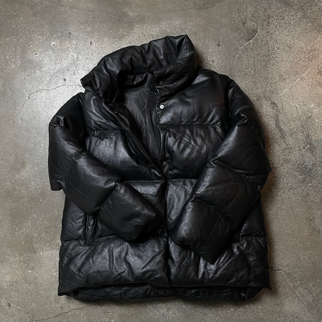 ROBO italy leather padding jacket 상품이미지3