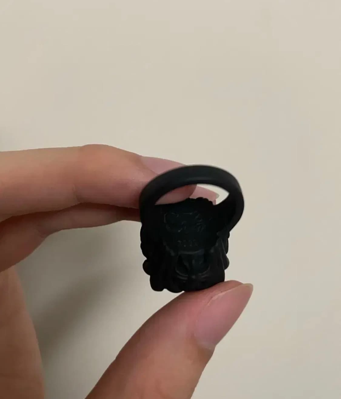 크롬하츠 실리크롬 칵 & 테일 링 블랙 반지 상품이미지2