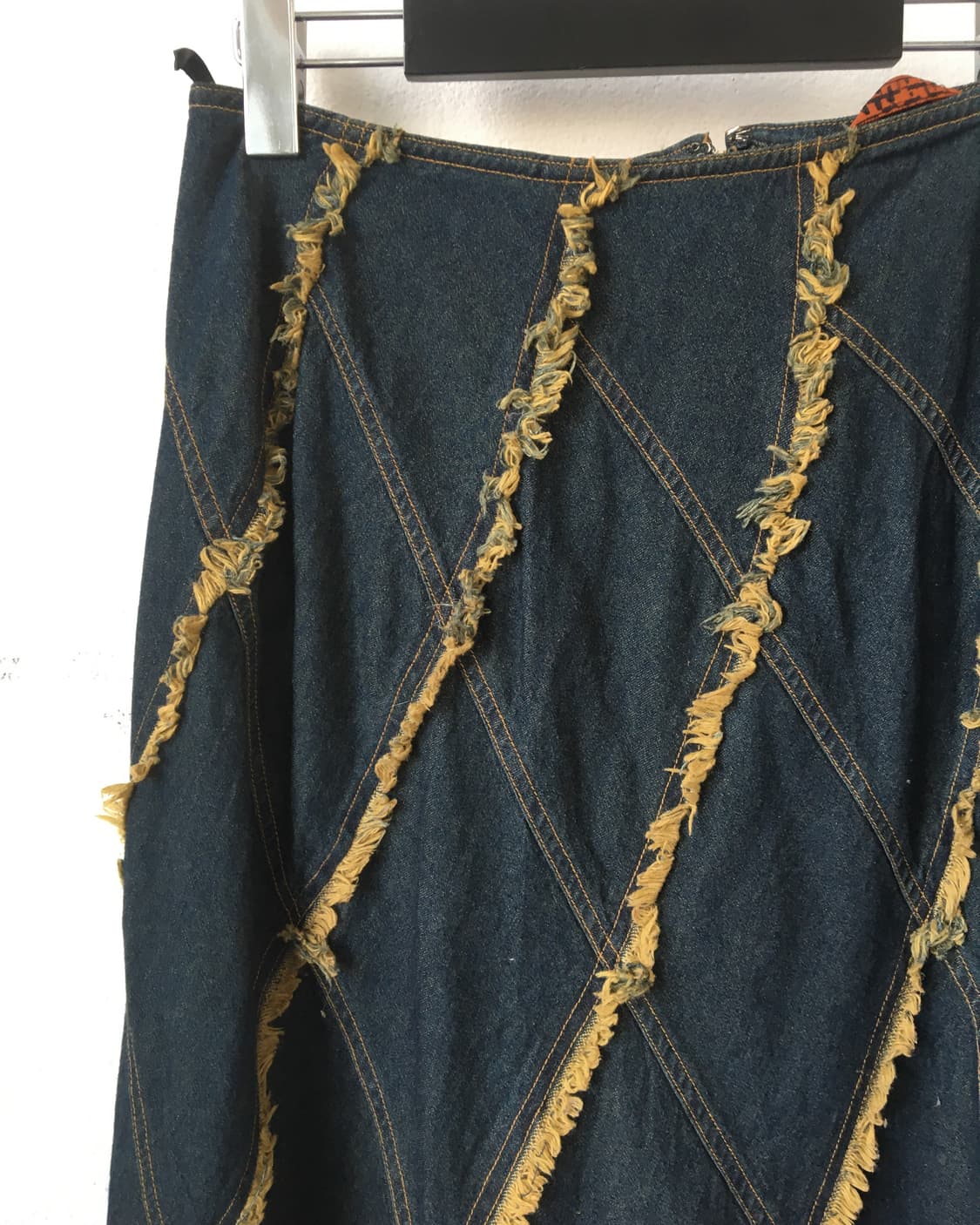 Fringe point denim skirt 상품이미지6