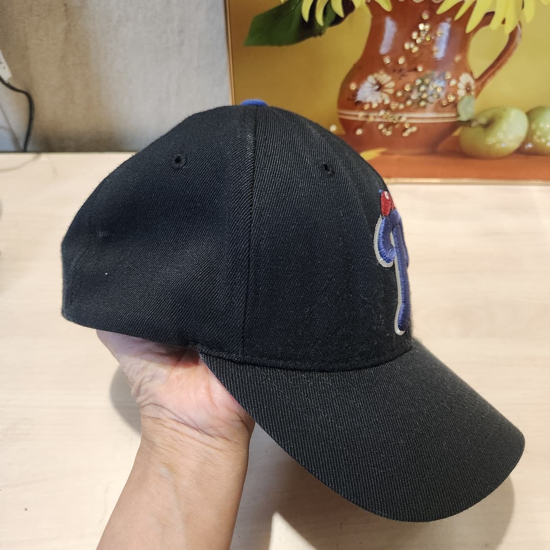 🧢 "MLB 정품 P로고 레드캡 볼캡 (XS~S) / 귀여운 감성템"
 상품이미지2