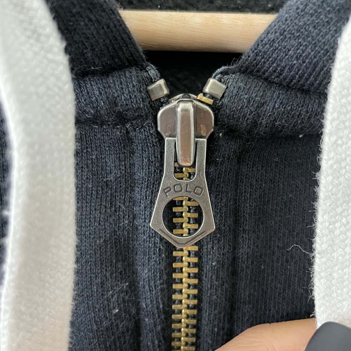 폴로 블랙 써멀 후드집업 상품이미지5