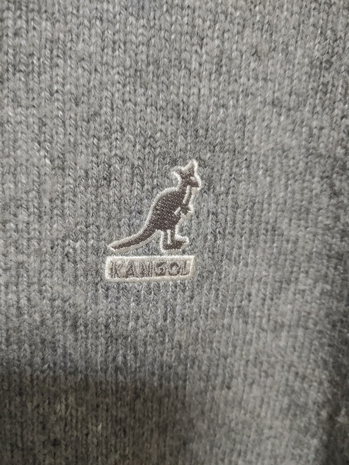 캉골 남성  모+캐시미어 라운드 니트-L사이즈 상품이미지4