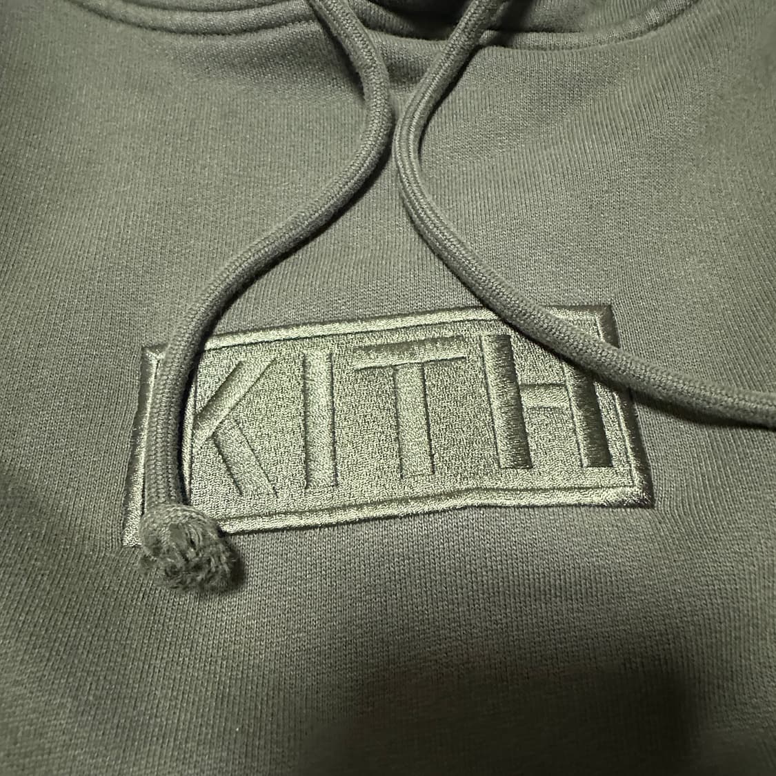 KITH box logo hoodie green 상품이미지3