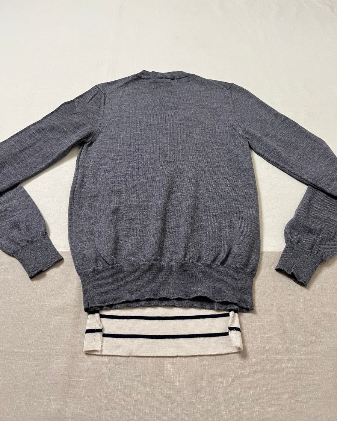 꼼데가르송 스트라이프 패치 니트 conme des garcons 상품이미지7