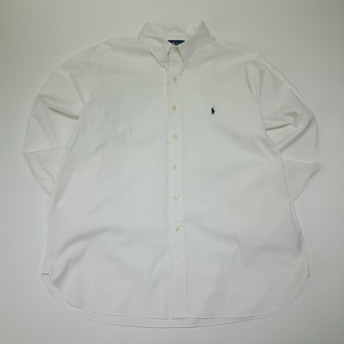 CL470 2XL 폴로 00s 코튼 핀포인트 화이트 셔츠 남방 상품이미지1