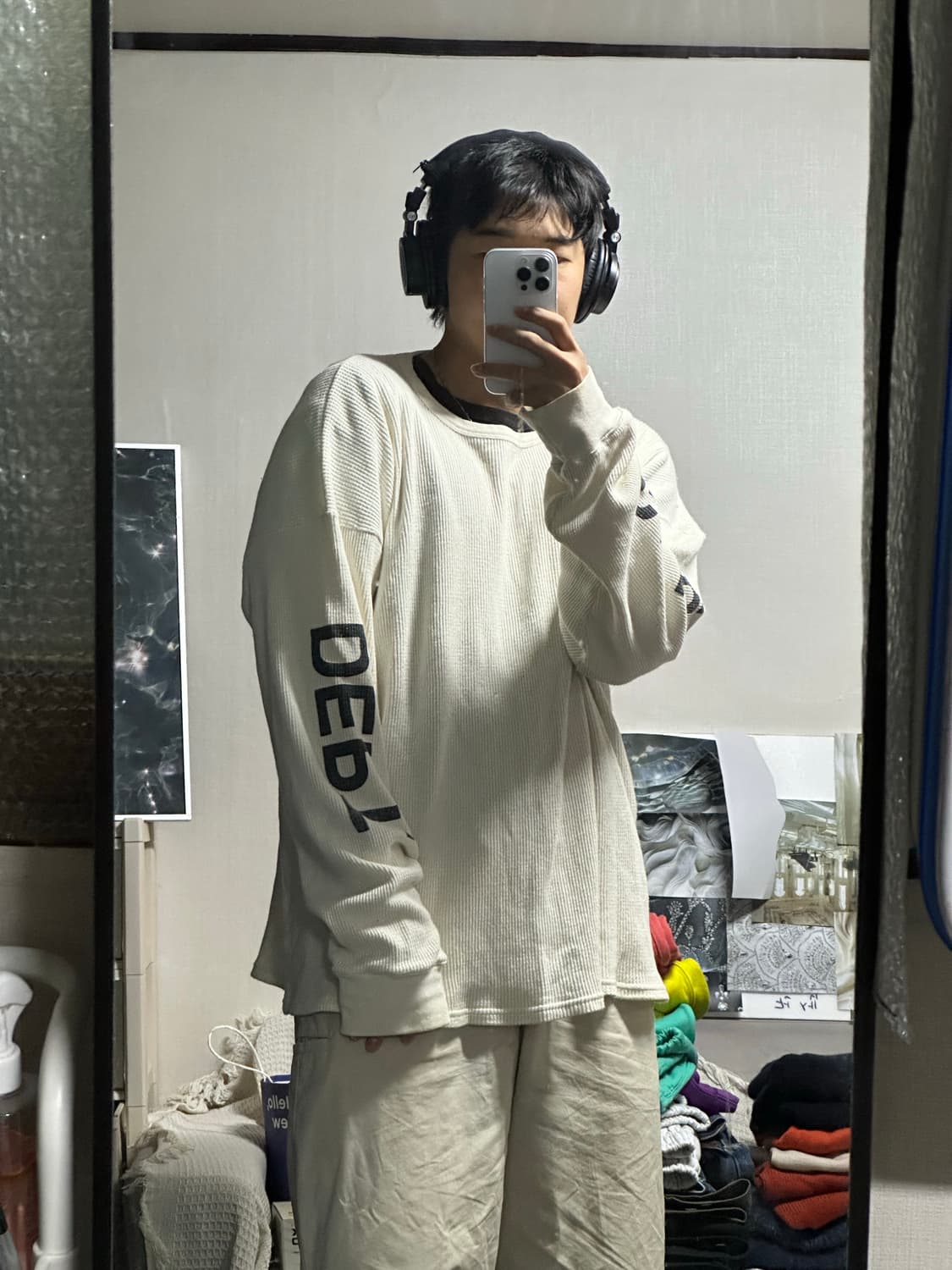 갤러리 디파트먼트 와플 롱슬리브 팝니다! 상품이미지1