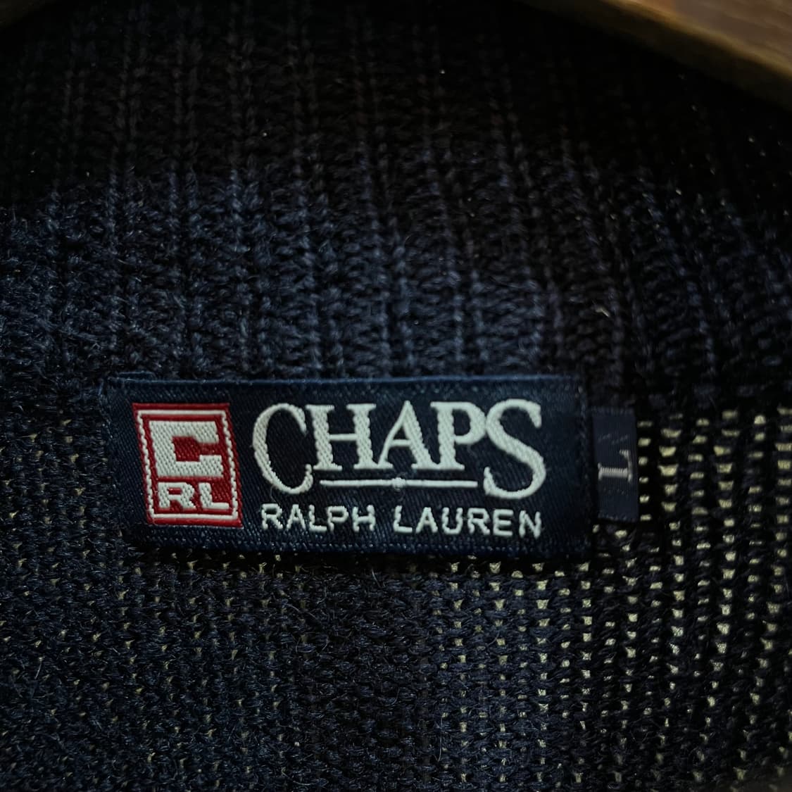 90s 챕스 랄프로렌 PL78 니트 집업 상품이미지4