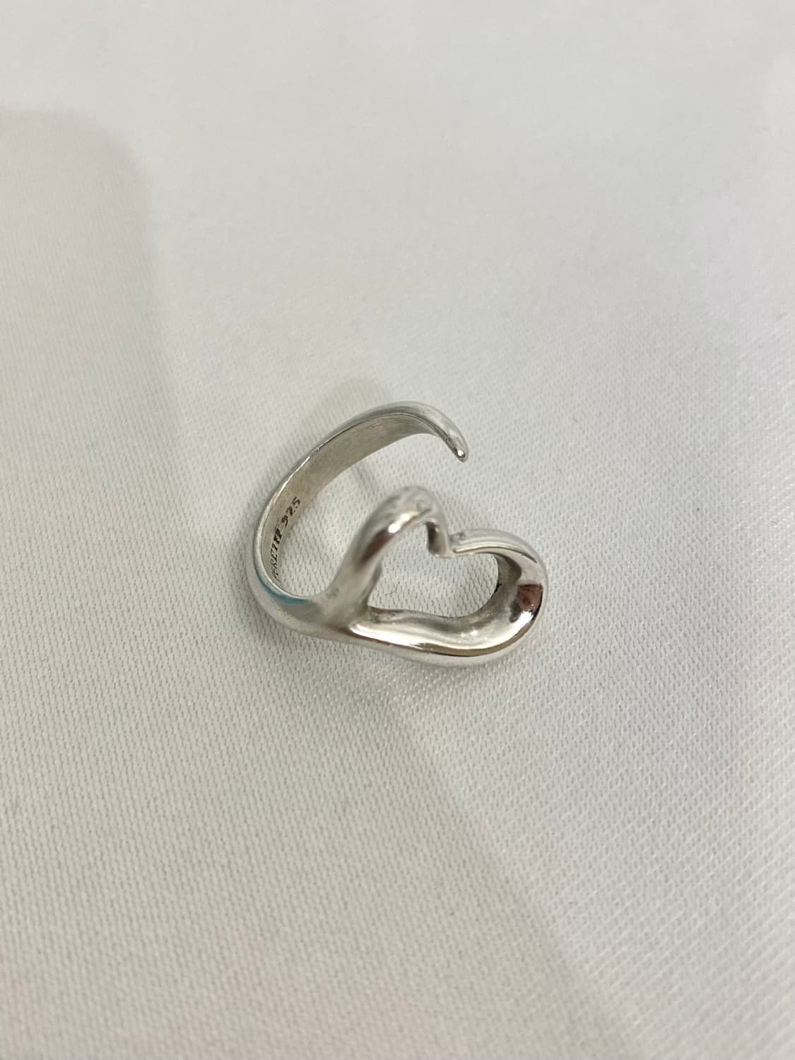 Tiffany&Co heart 925silver rin 상품이미지4
