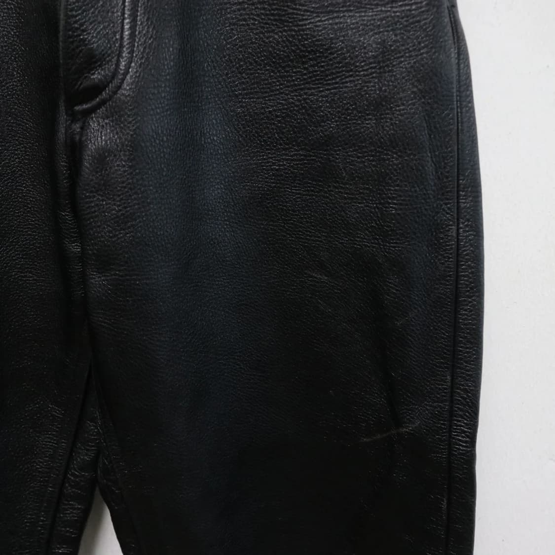 OCTLAW 블랙 소가죽 팬츠 61307 상품이미지6
