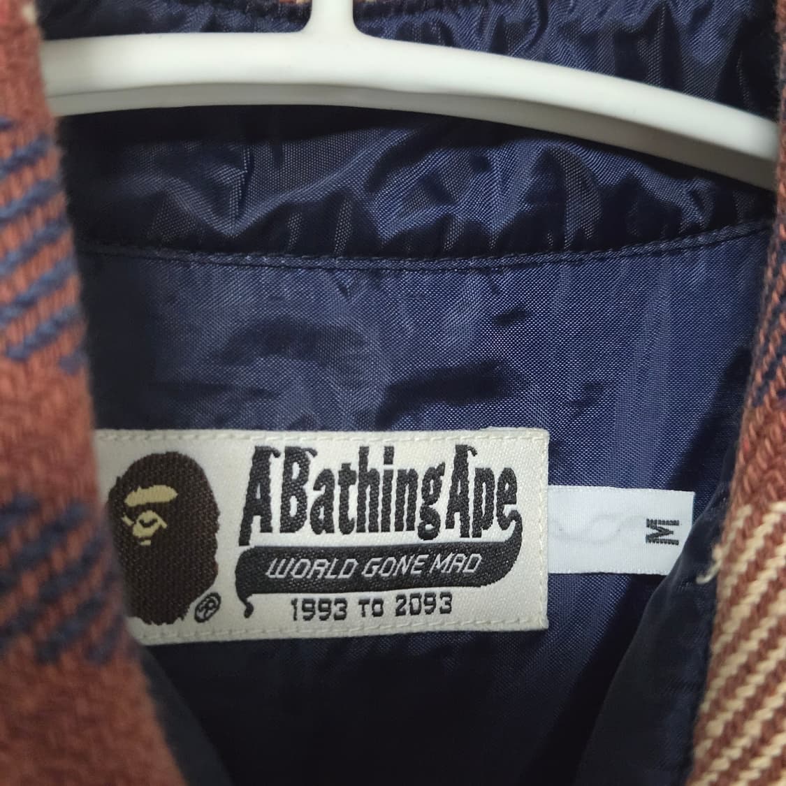 베이프 암 패치 플란넬 체크셔츠 / 여성 셔츠 / 여자 셔츠  상품이미지3