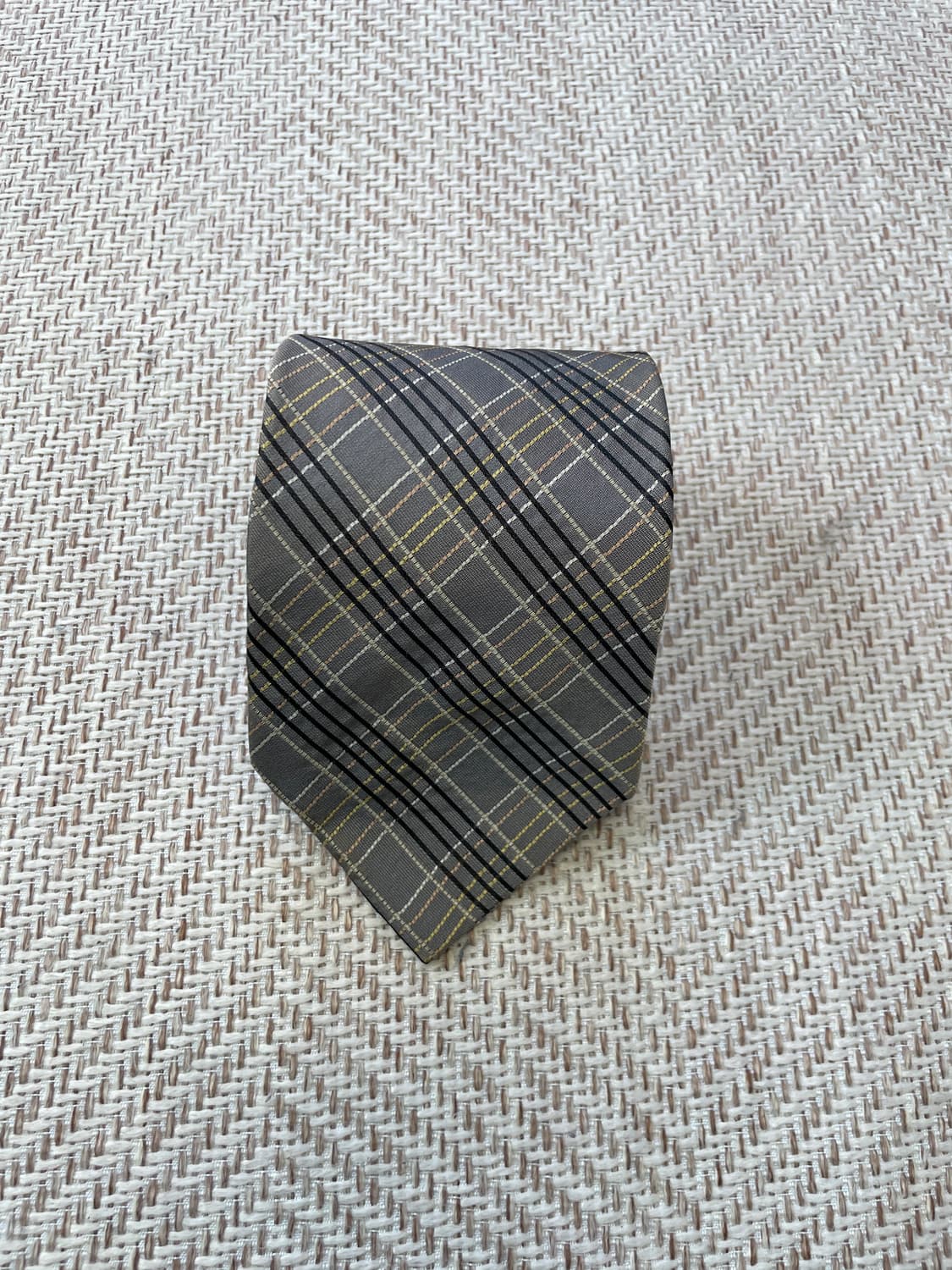 간사이 야마모토 체크 넥타이  J03754 상품이미지1