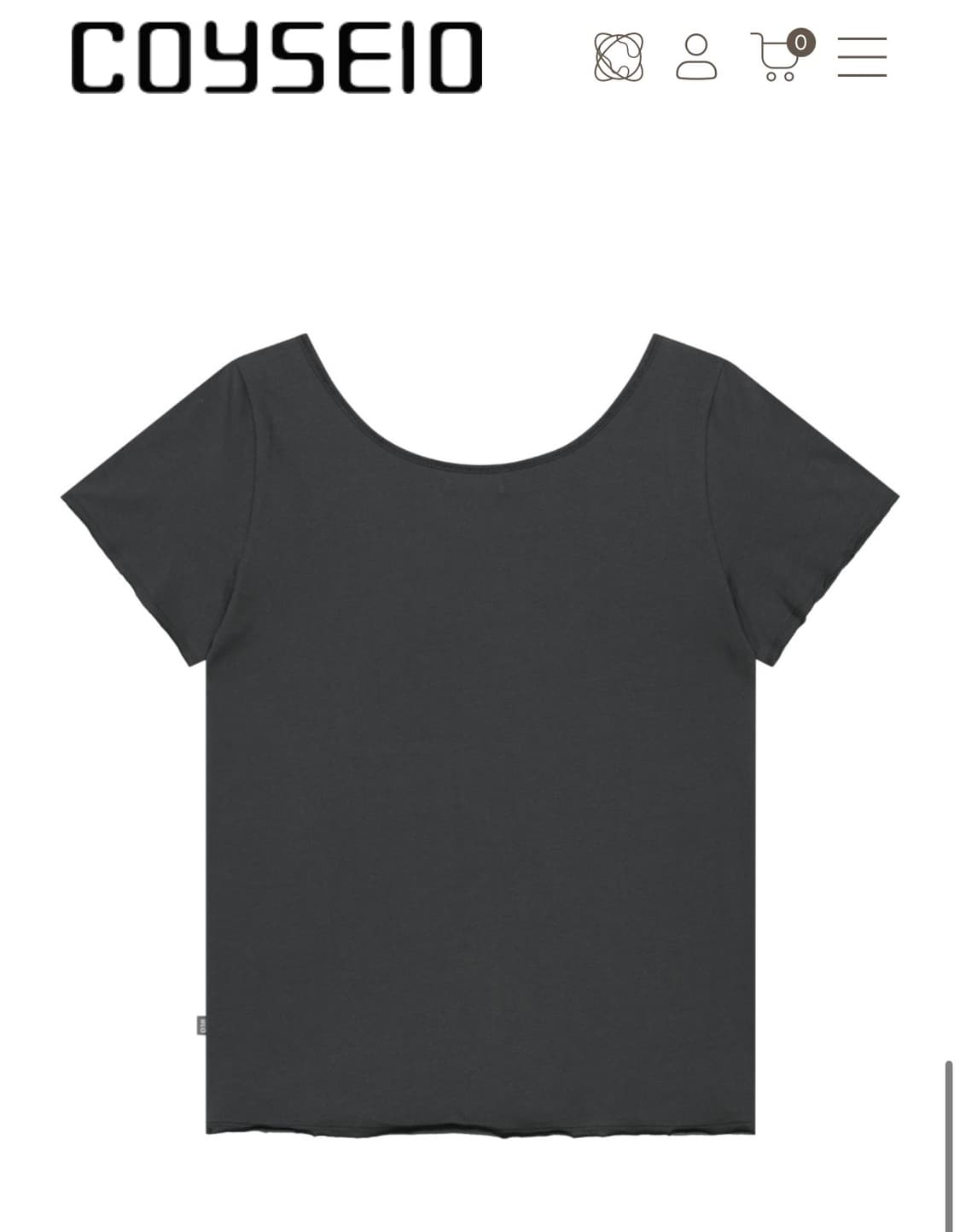 코이세이오038) Loose Off-Shoulder T-Shirt CH 상품이미지2