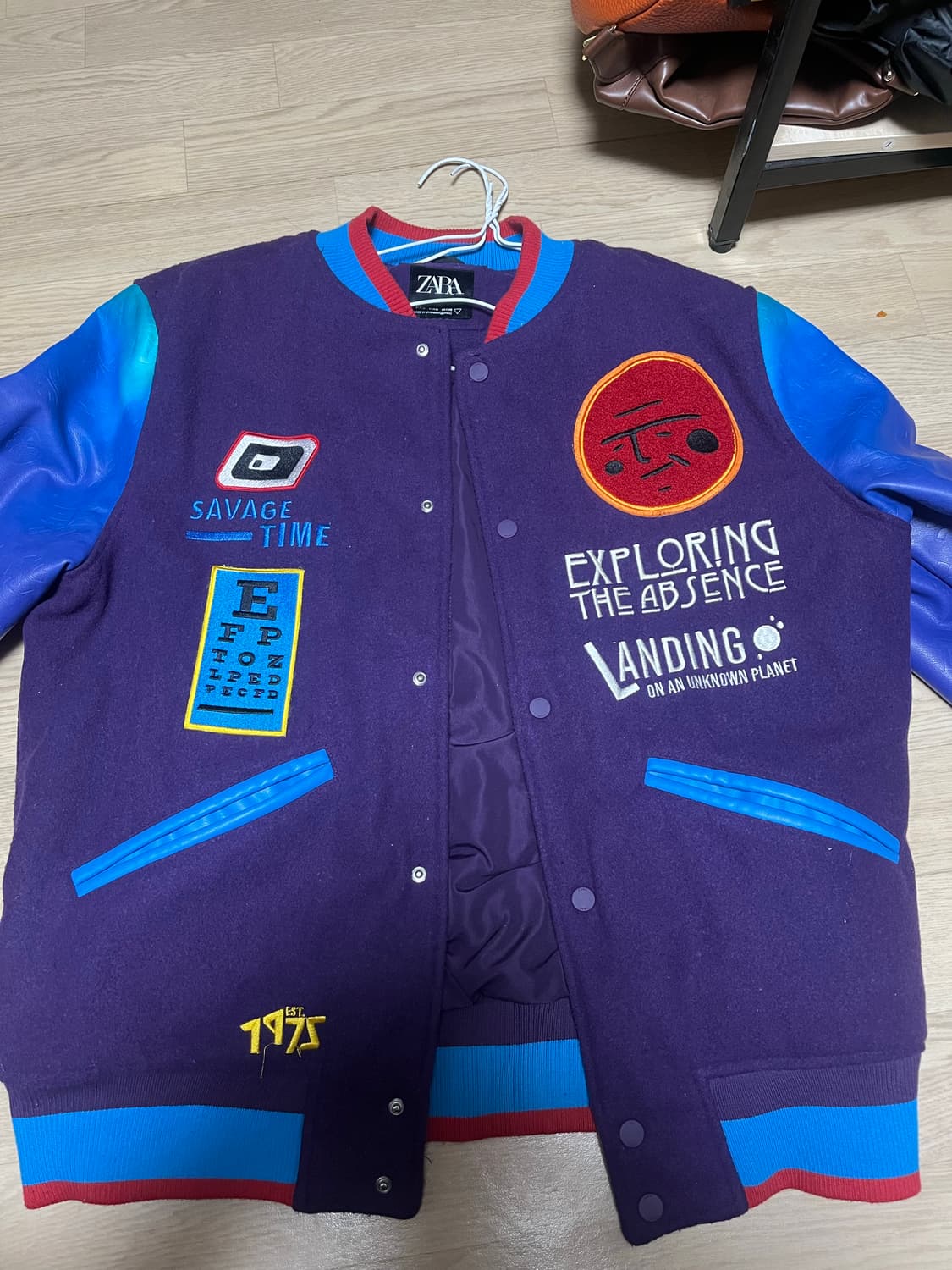 자라 바시티 자켓 상품이미지1