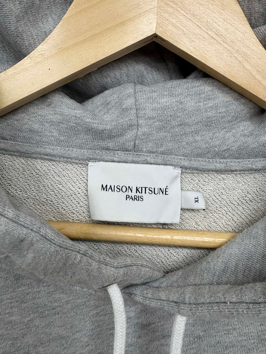 [XL] 메종키츠네 칠렉스 폭스 그레이 후드티 스웻 셔츠 상품이미지5