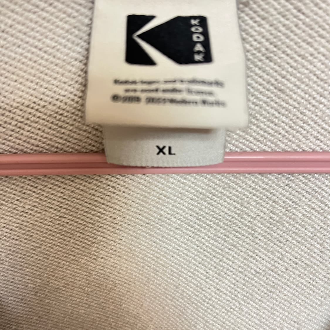 코닥 그레이 아노락 하프집업 맨투맨 XL사이즈 상품이미지8