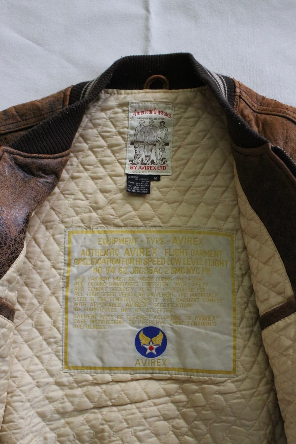 90s 아비렉스 아이콘 레더 바시티 자켓 상품이미지8