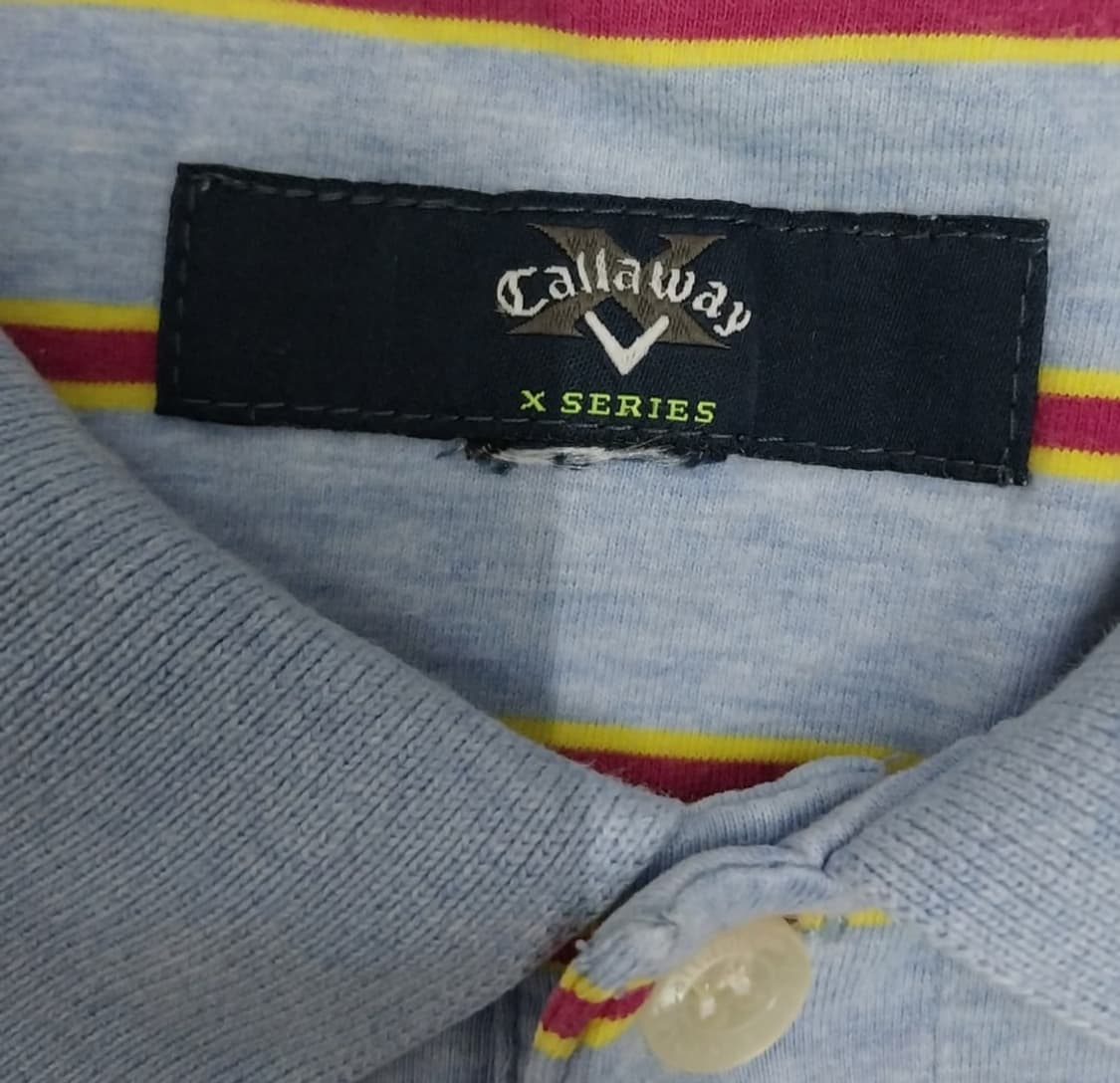 캘러웨이 골프 스트라이프 반팔 카라티셔츠 (100-105) 상품이미지3