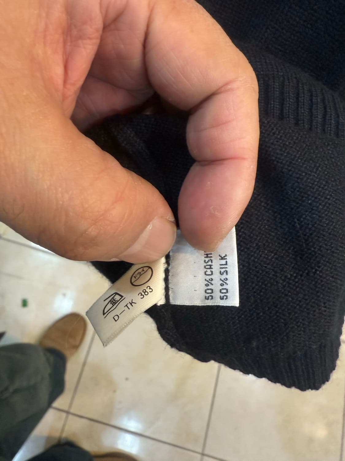 66 정품 콜롬보 캐시+실크 혼방 니트 팝니다 상품이미지4