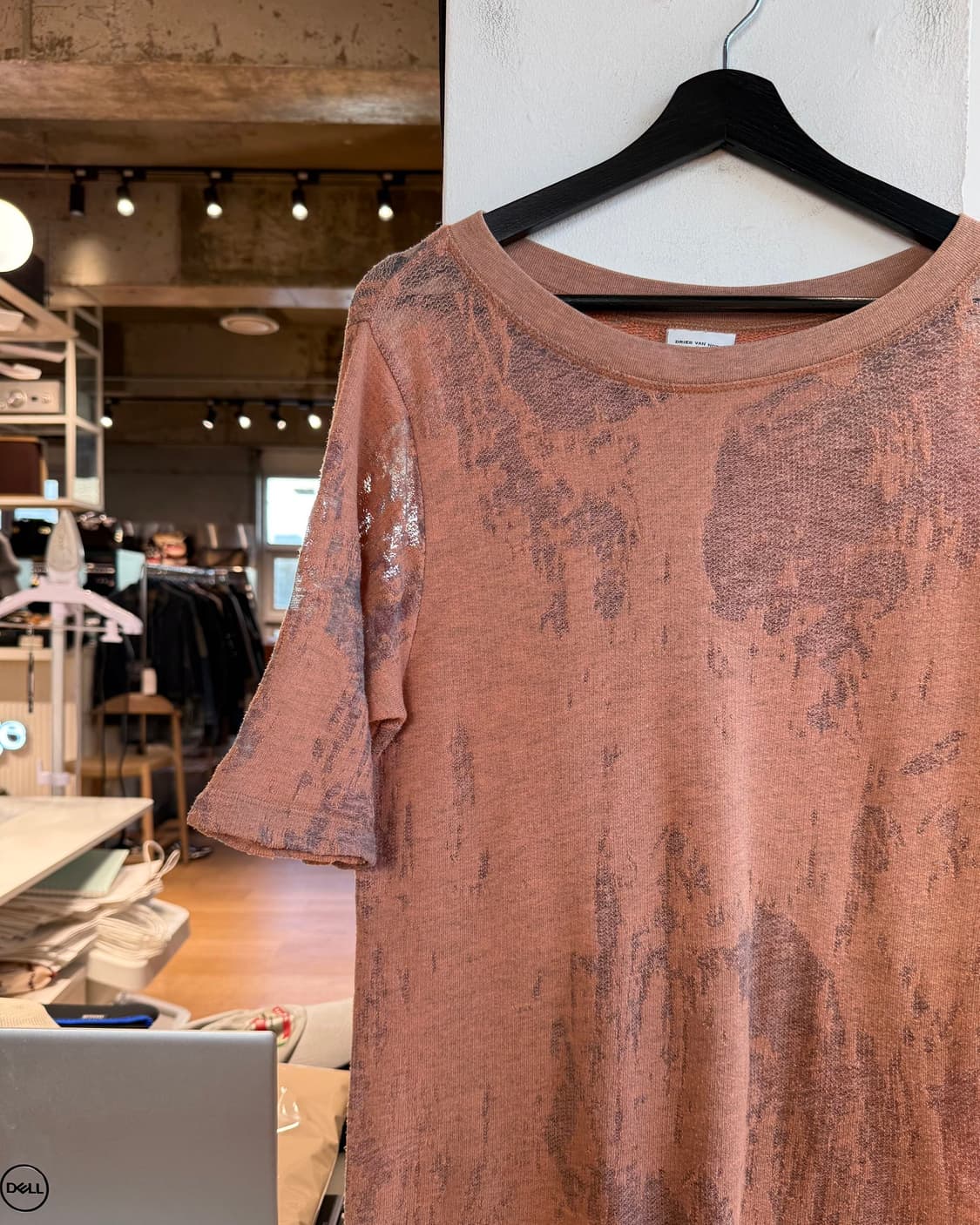 드리스 반 노튼 오렌지 스크래치 하프티  상품이미지4