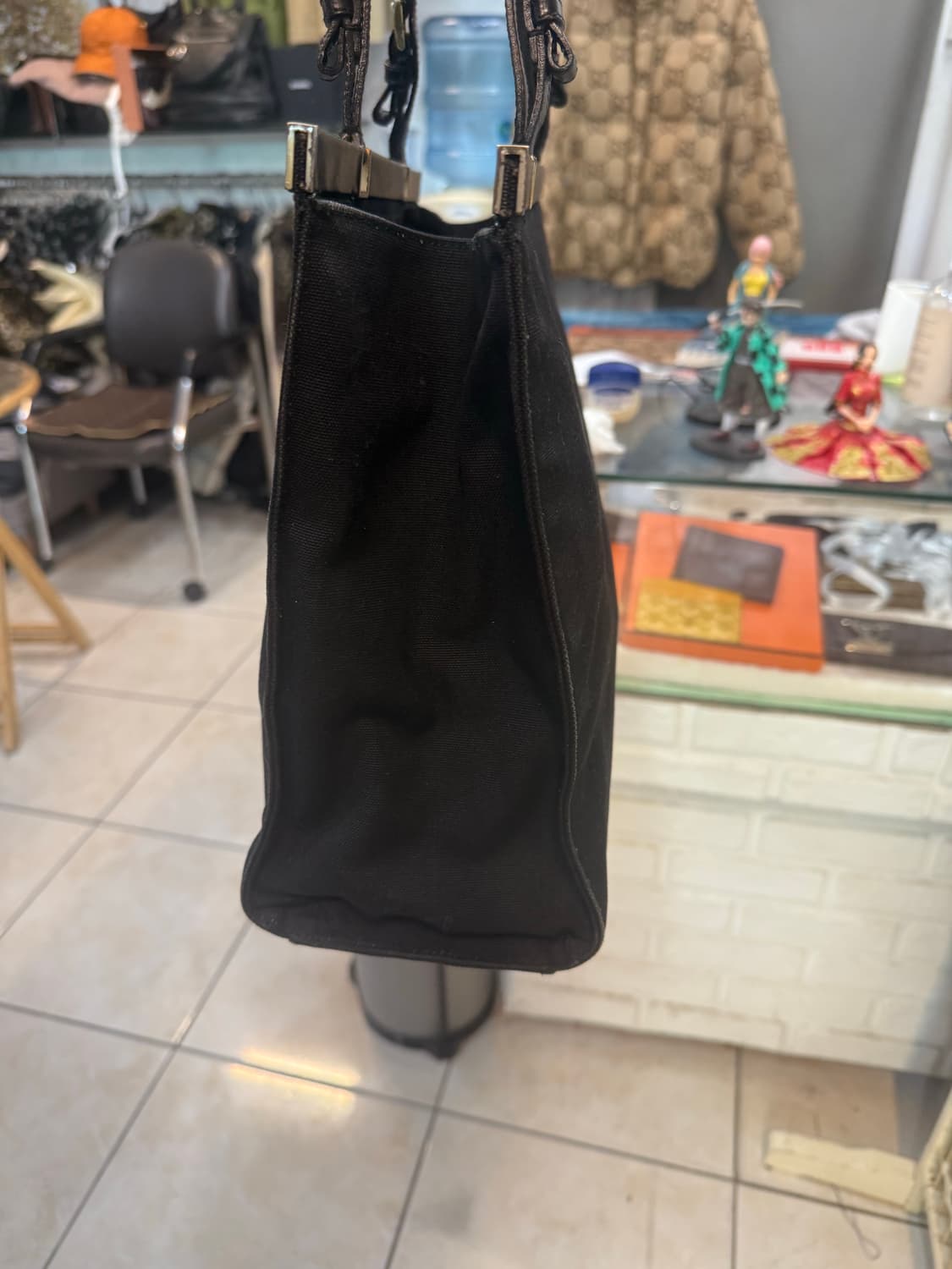 정품 프라다 캔버스 숄더백 팝니다 상품이미지5