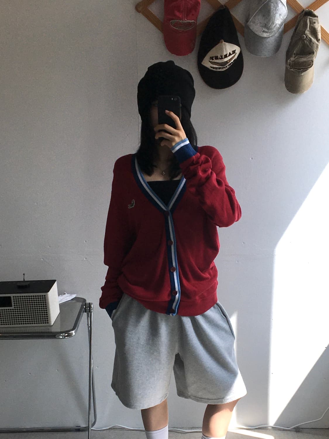 라코스테 배색 가디건 상품이미지1