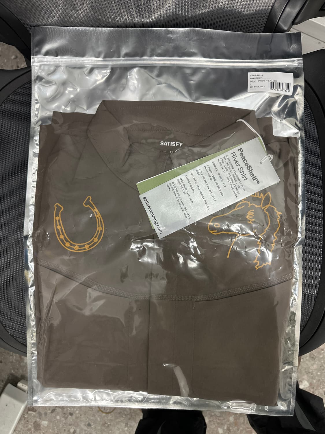 satisfy 새티스파이 피스쉘 리버 셔츠 팔콘 L 상품이미지4