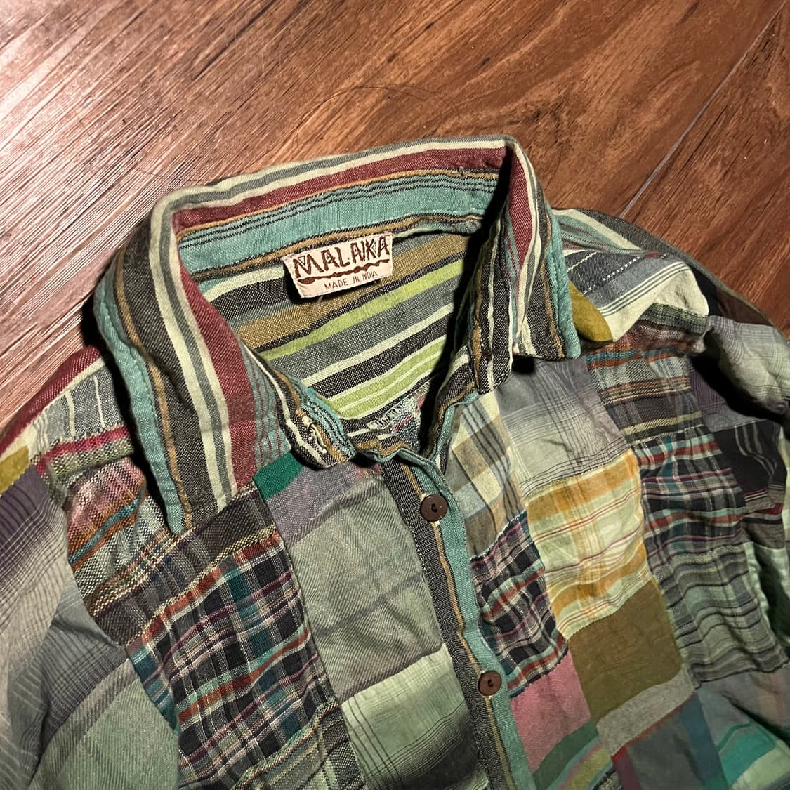 MALAIKA patchwork boro shirt 상품이미지5