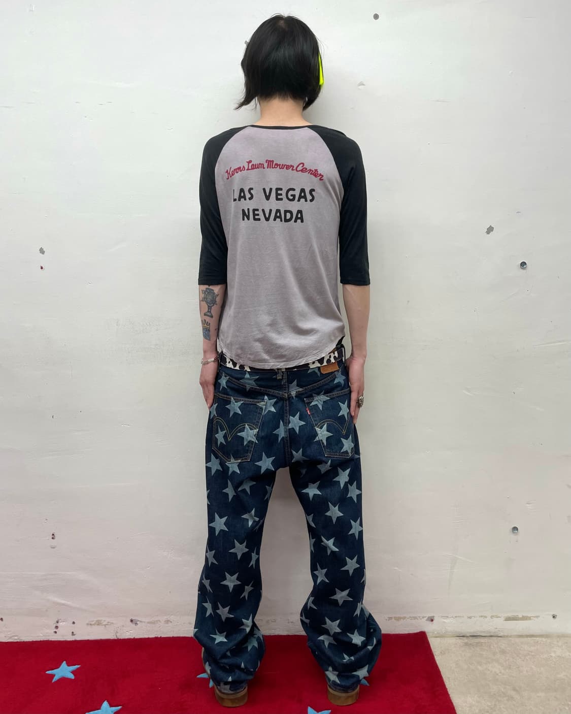 HAVE FUN Purple Lettering Raglan Sleeves 상품이미지4