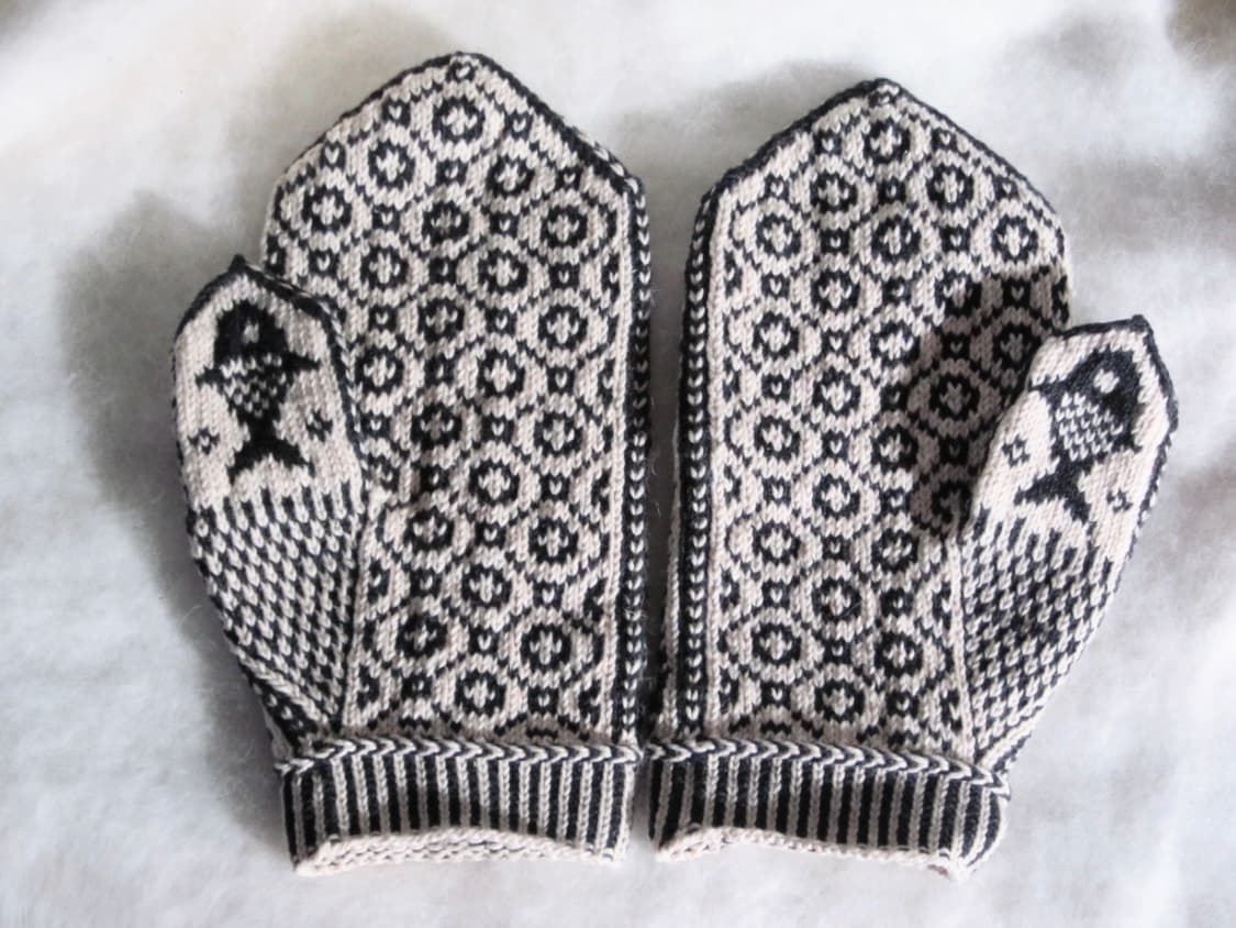 일본인 어머니 핸드메이드 네코짱장갑 상품이미지4