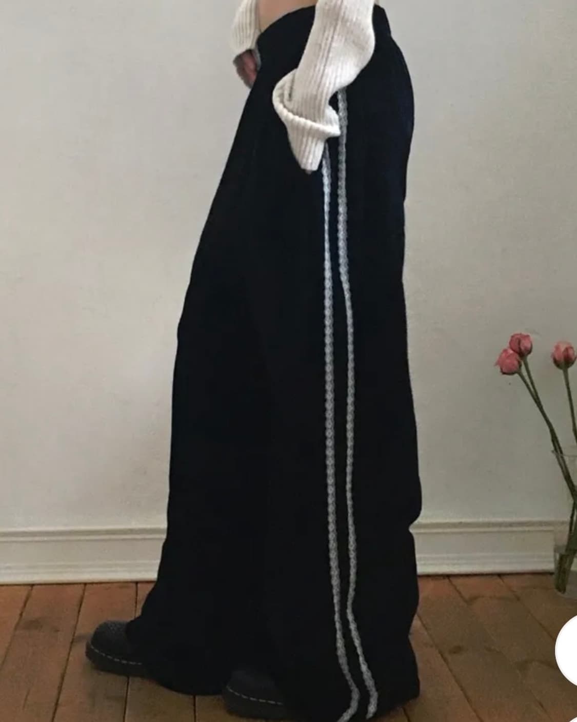 에이블리 레이스벨벳팬츠  상품이미지2