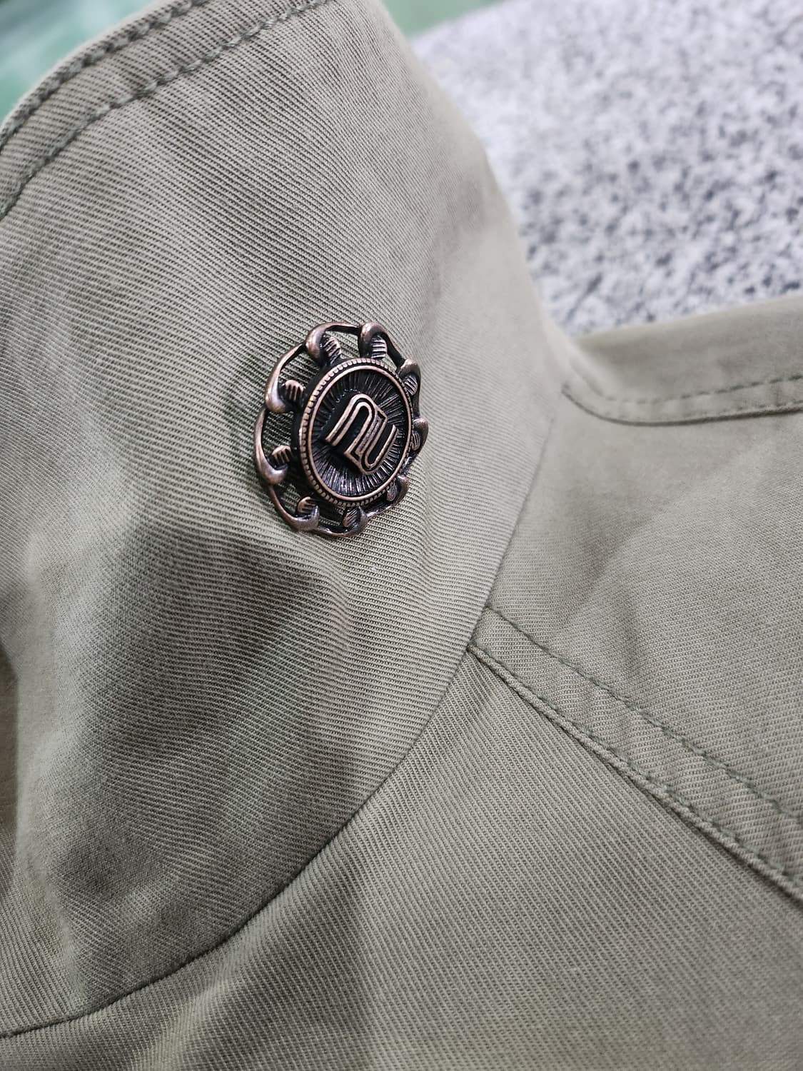 LULLU 케이프 숏 트렌치 점퍼 상품이미지4