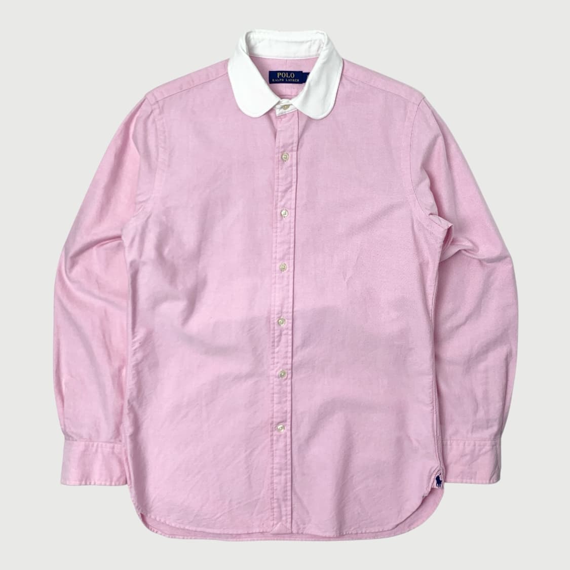 [15/38/정품] 폴로랄프로렌 옥스포드 라운드 핑크 셔츠 상품이미지1
