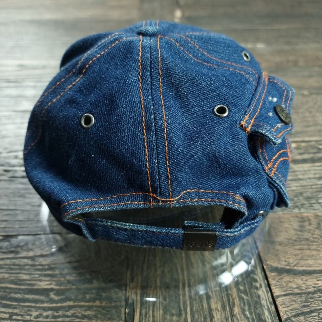 [리바이스] Y2K 빈티지 큐빅 로고 포켓 데님 볼캡 M19586 상품이미지5
