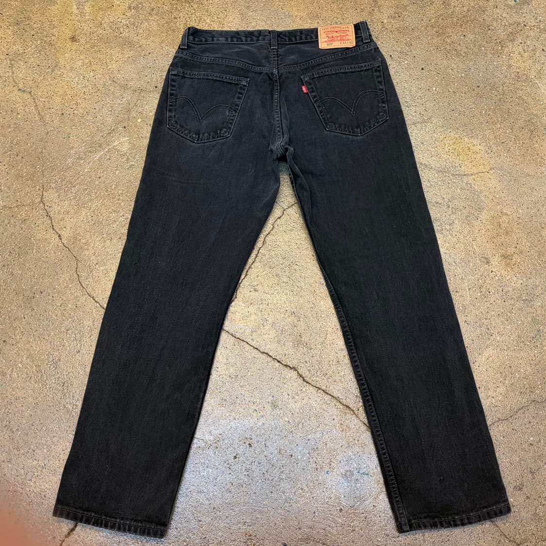 Made in Canada 미국 빈티지 리바이스 505 블랙진 청바지 상품이미지6